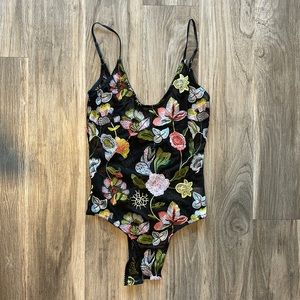 Honey Punch Floral Bodysuit